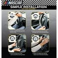 thumbnail image 5 of NASCAR Steering Wheel Cover | Enhanced Grip & Comfort | Universal Fit 14.5"-15.5" For Car, SUV, Truck  | Black w/ Blue Stitching | Draft Master Style, 5 of 7
