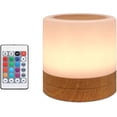 thumbnail image 1 of Mini luz de noche LED, lámpara de noche de color, luz de noche táctil, lámpara de mesa recargable con luz para dormitorio, habitación de bebé y sala de estar (blanco cálido), 1 of 5