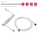 thumbnail image 3 of Likrtyny Conector Aviación Tejido Tipo C A USB Teclado Cable (Blanco), 3 of 8
