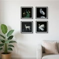thumbnail image 6 of Moonow7 Swan Wall Art Framed – Small Minimalist Animal Print, Vintage Art Prints for Bedroom, Living Room, Entryway, Gallery Wall Decor, Zen Aesthetic Home Decor for Women, Size 12x12”, 6 of 14