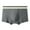 Grey, variant on Men's Boxer Briefs, Men's Boxer Briefs Boxer Shorts Briefs Trunks Breathable Underpants Pouch Men's Underwear Boxer Briefs for Men