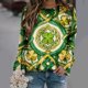 thumbnail image 1 of Uootdi Oversized St Patricks Day Sweatshirts for Women Irish Saint Pattys Shamrock Crewneck Long Sleeve Shirts Holiday Trendy Pullover Tops Gift, 1 of 7