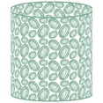 thumbnail image 2 of LampPix 10.00" Table Lamp Shade - Bohemian Circles Green Custom Printed Canvas Desk Lampshade with Acrylic Spider Fitting by ArtToFrames (LP-60), 2 of 4