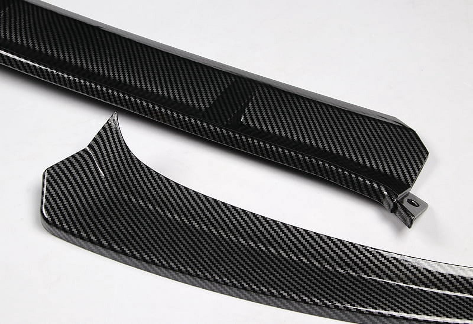 Stay Tuned Performance For 15-18 Mercedes W205 C180 C250 C300 Carbon Look Front Bumper Body Lip 3PCS