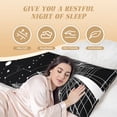thumbnail image 3 of Bixox Futuristic Moonlit Cityscape Print Body Pillow Cover with Zipper Closure, Cozy Fuzzy Fleece Body Pillow Case Cover 20 x 54 Inches,Long Body Pillow Pillowcase, 3 of 6