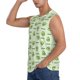 thumbnail image 3 of Balery Green Avocado Camisetas sin mangas para hombre, absorbe la humedad y protege contra el mal olor.-XX-Large, 3 of 7