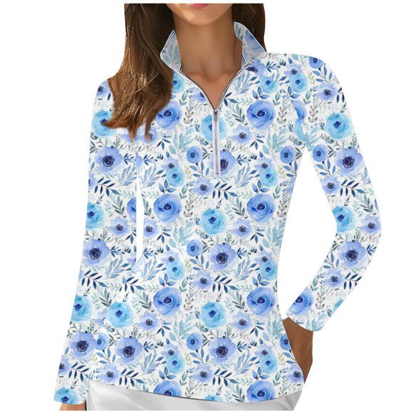Sweat Suits for Women's, Sweats for Women, Women's Sports Style Sportswear Baseball Zipper V-Neck Long Sleeved Pullover Breathable Sweat Wicking Functional Suit Top