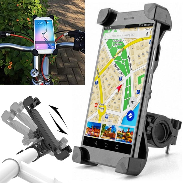 Muyoka Willkey Bike Phone Holder Anti Shake and Stable Phone Holder con rotación de 360° para teléfono celular de hasta 7" Muyoka Hogar