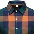 thumbnail image 3 of Camisa Cuadros Hombre Casual Slim Fit Manga Larga Moda, 3 of 8