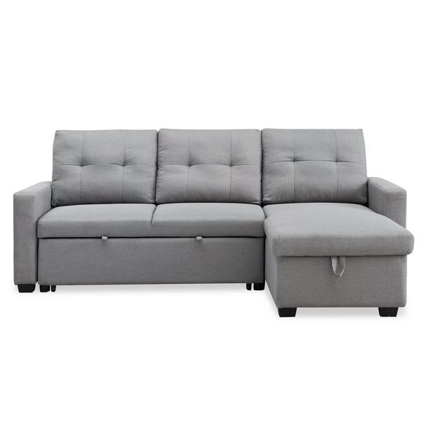Sectional Tufted Pull Out Sleeper Sofas, Sleeper Sofa 60 Wide