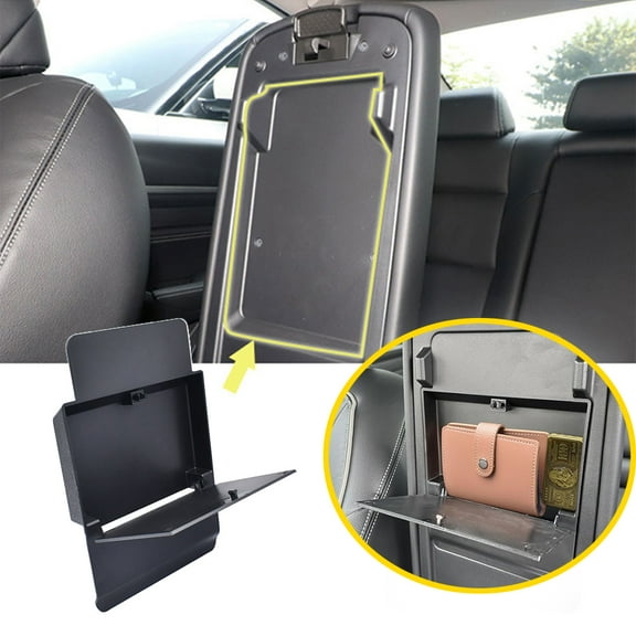 JJMY ABS Center Console Armrest Hidden Extra Storage Box For 2019-2025 Nissan Altima , 1 Pack