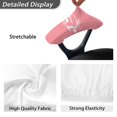 thumbnail image 4 of SCRAWLGOD Mother's Day 2 PCS Soft Office Chair Arm Slipcovers Stretchable Rotating Chair Arm Rest Cover Non-Slip Desk Chair Armrest Protector, Heart Butterfly Floral Pink, 4 of 6