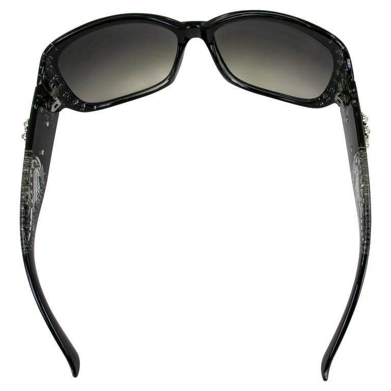 Chanel oval Jackie O style sunglasses black 