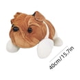 thumbnail image 6 of HCBY Bulldog Plush Toy, Realistic Stuffed Animal with 2 Color Options, Soft PP Cotton Filled, Washable Durable for Kids Companion and Home Decor, 6 of 6
