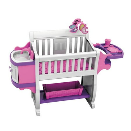 American Plastic Toys 7 Piece My Very Own Nursery Kitchen Set Unisex Indoor & Outdoor Play for Kids