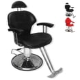 thumbnail image 1 of Sillón Silla Barbero Estetica Hidráulica Reclinable Salon negro Gran Shopping 8,822, 1 of 10