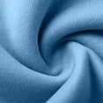 thumbnail image 6 of BiZtdJrK Women's Loose Sweatshirts Lapel V Neck Long Sleeve Pullover Sweatshirt Drop Shoulder Solid Casual Fall Tops Blue M, 6 of 7