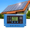 thumbnail image 1 of 12V 24V Solar Panel Controller LCD Display for Solar Power System, Smart Home, Charger, Ventilation, Light Box, Billboard, Warning Light, 1 of 7