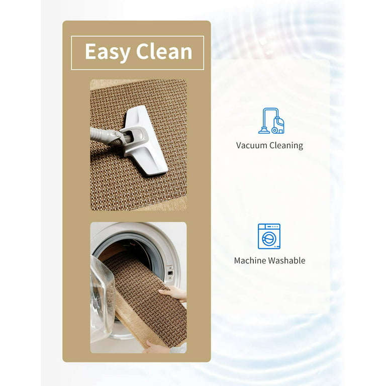MontVoo -Bath Mat Rug-Rubber Non Slip Quick Dry Super Absorbent Thin Bathroom  Rugs Fit Under Door-Washable Bathroom Floor Mats-S