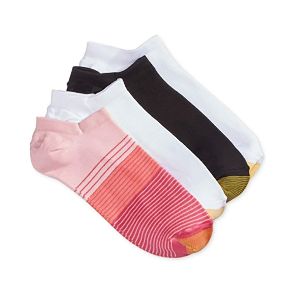 GOLDTOE Gold Toe Womens Micro Stripe NoShow Socks 4 Pack Walmart