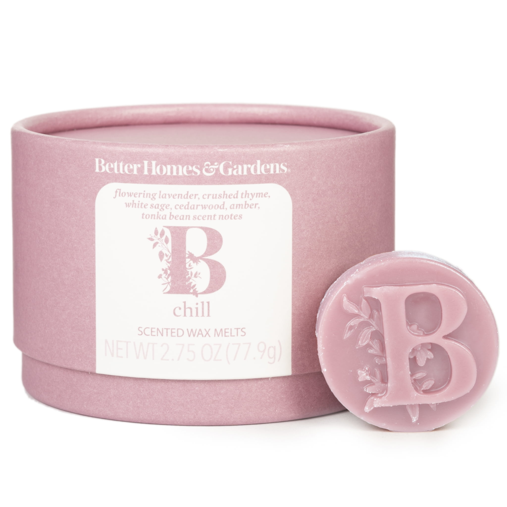 B Chill Essential Oil Infused Wax Melts, Better Homes & Gardens, 2.75 oz (1-Pack)