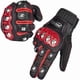 thumbnail image 1 of Guantes de moto ILM de acero aleado y piel con nudillos duros, 1 of 5