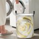thumbnail image 5 of Fotbe White Rose Cesto de Ropa con Asas, Cesto Impermeable de Gran Capacidad, Bolsa de Lavado para Dormitorio, Cesto de Ropa con Ruedas y Asas-Medium, 5 of 6