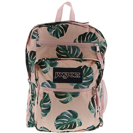 Jansport Big Student Polyester Backpack - Monstera Leaves