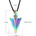 thumbnail image 2 of Urn Necklace for Men Arrowhead Cremation Ash Jewelry Memorial Lockets Pendant Keepsakes for Human Ashes for Women Memory Gift, 2 of 7