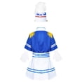 thumbnail image 2 of iiniim Unisex Girls Boys Marching Band Costume Uniform Sets Jacket Pants Mini Skirt Gloves Hat Outfit, 2 of 7