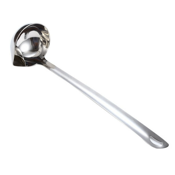 Stainless Steel Oil Separator Soup Ladles Gravy Food Fat Separator