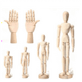 thumbnail image 2 of 6Pack Artist Wooden Mannequin,4.5/5.5/8/12Inch Drawing Figure Model Hand 7Inch Left and Right, 2 of 4