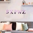 thumbnail image 3 of Less Than 5 Wall stickers 26 Letters DIY 3D Mirror Acrylic Wall Sticker Decals Home Decor Wall Mural, 3 of 9