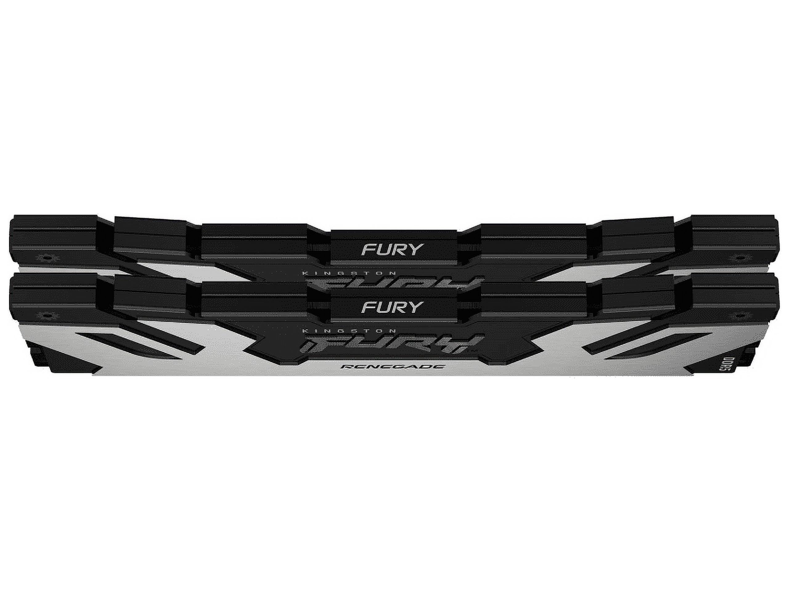 Kingston FURY Renegade RAM Module - 48 GB (2 x 24GB) - DDR5-8400/PC5-67200 DDR5 SDRAM - 8400 MHz Single-rank Memory - CL40 - 1.45 V - On-die ECC - Unbuffered - 288-pin - DIMM - Lifetime Warranty
