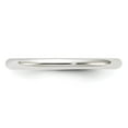 thumbnail image 3 of Sterling Silver 2mm Half Round Size 9.5 Band, 3 of 7