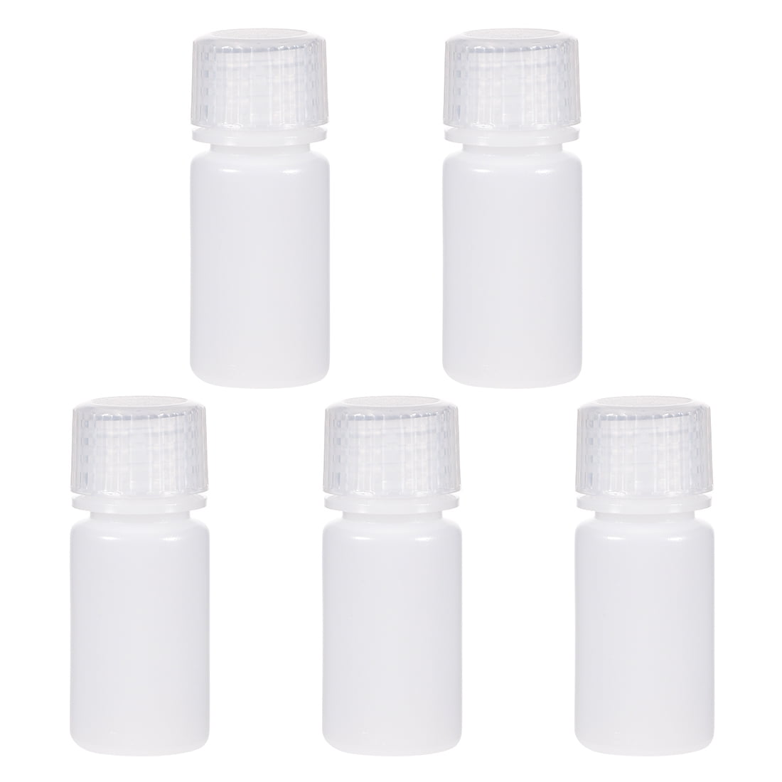 Plastic Lab Chemical Reagent Bottle, 15ml/0.5 oz Small Mouth Sample ...