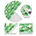 thumbnail image 4 of Cute Green Scale Picture Christmas Tree Skirt Stand Mat Waterproof Floor Protection Mat for Holiday Decoration, 4 of 6