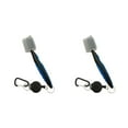 thumbnail image 3 of VONKY Stainless Steel Golf Club Brush Portable Handheld Replacement Solid Color Telescopic Double-sided Ball Brushes Blue with Lid 2Set, 3 of 6
