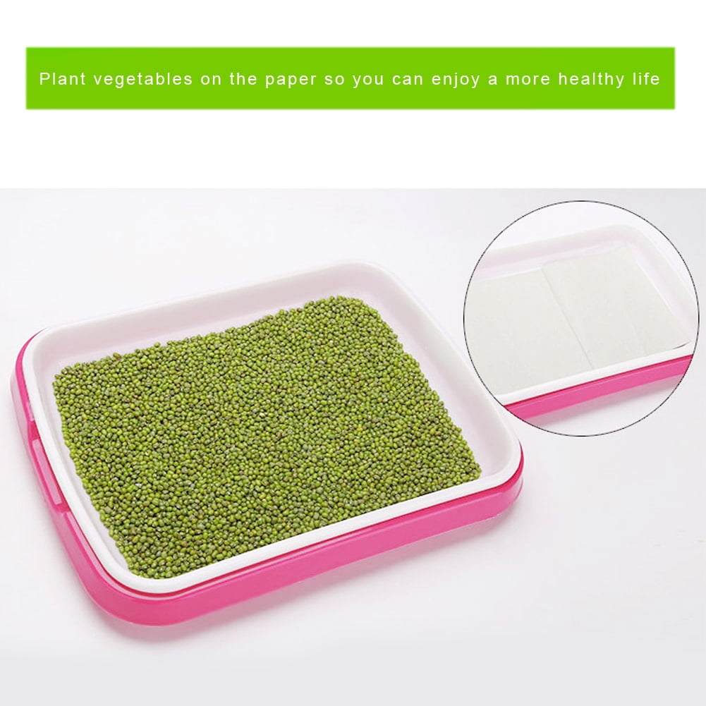 Peahefy Durable Hydroponics Basket Nursery Tray Seed Nursery Pot
