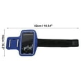 thumbnail image 4 of Unique Bargains 1 Pc Durable Arm Bag Magic Tapes Sports Wrist Bag for 5 Inches or Less Blue, 4 of 6
