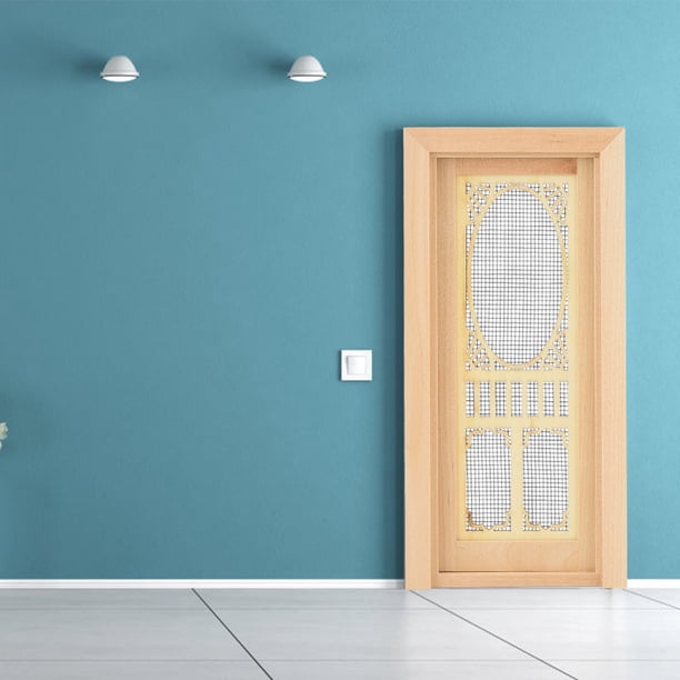 Puerta De Madera En Miniatura Escala 1:12 Para Casa De Muñecas – Modelo Hueco De Seis Paneles, Diseño Tradicional Con Capota, Ideal Para Manualidades Y Decoración