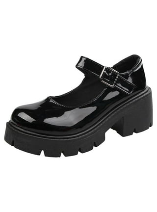 専用GRAPE Black Mary Jane Platform shoes 専用GRAPE Black Mary Jane Platform shoes Rory Bright