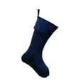 thumbnail image 2 of Christmas Stocking, Velvet Holiday Sock Decor, Hanging Ornament with Snowflake Design, Festive Home Decoration,Vsgery, 2 of 9