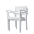 thumbnail image 4 of Bradley Outdoor Patio Wood 7-piece Dining Set with Stacking Chairs, 4 of 6