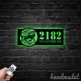 thumbnail image 4 of Handmadetneonsign Gecko House Number Metal Wall Art LED Light - Personalized Sign Home Decor 44658, 4 of 5