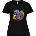 thumbnail image 3 of Inktastic Colorful Lurking Gator Women's Plus Size T-Shirt, 3 of 5