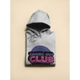 thumbnail image 3 of Coming Out Club Bubblegum Stamp Hoodie Women -Smartprints Designs, Female x-Large, 3 of 4