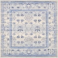 thumbnail image 1 of Unique Loom La Jolla Rustic Border Area Rug 10' x 10' Square Blue/Ivory, 1 of 2