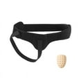 thumbnail image 1 of (Negro, M) Cinturón para hernia para hombres y mujeres Cinturón para hernia ajustable y flexible Soporte para hernia Alivio del dolor con almohadillas de compresión extraíbles Hernia, 1 of 5