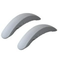 thumbnail image 4 of Par de elásticas para el de la silla de la computadora de oficina protectoras giratorias lavables para el resto gris Baoblaze Cubierta del reposabrazos de la silla, 4 of 6
